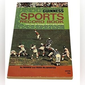 Guinness Sports Record Book 1972 1st Ed by Norris &  Ross McWhirter